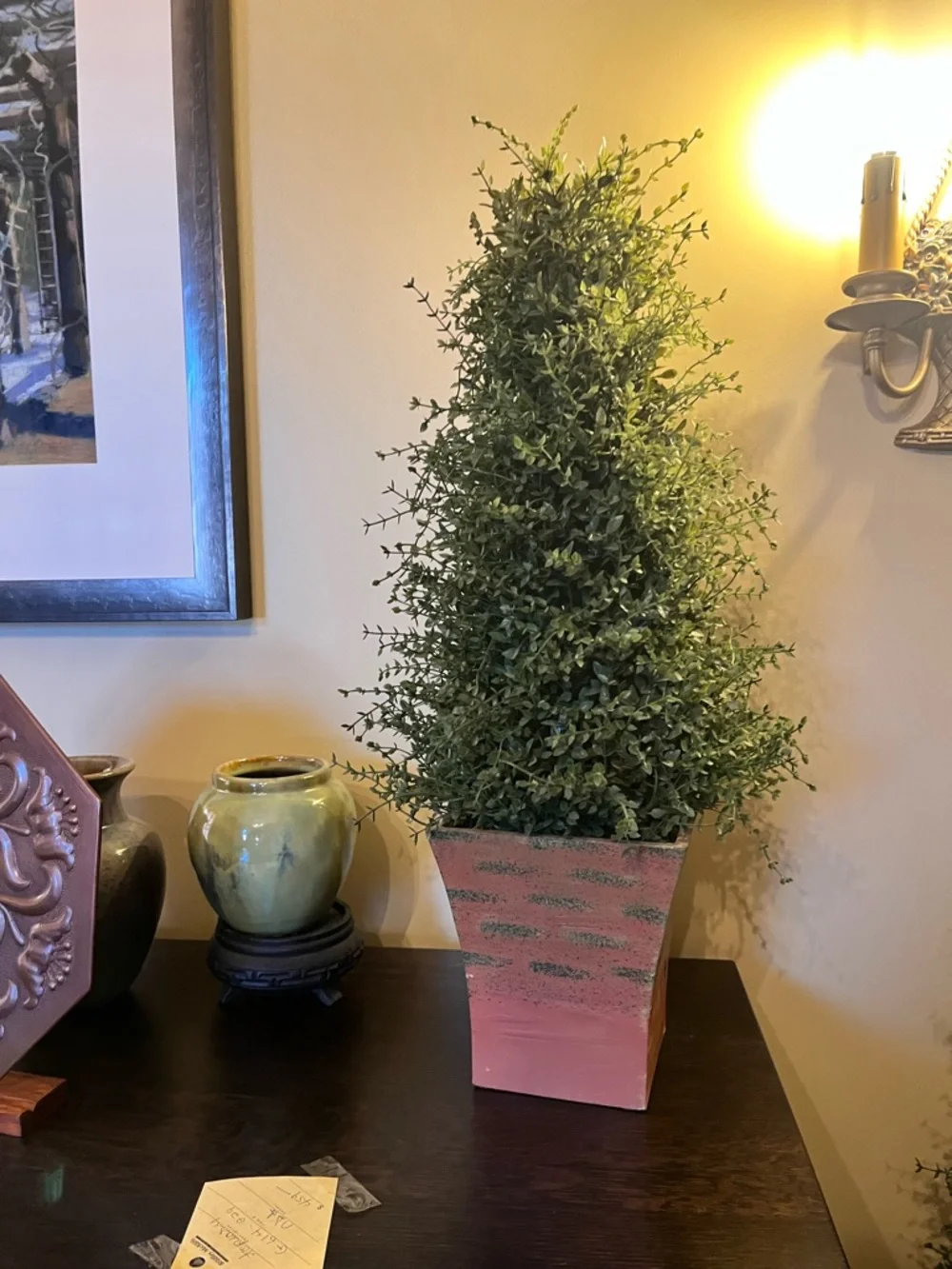 Artificial Boxwood Topiary Cone Shape 25
